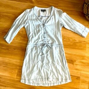 Michael Stars white washed jean dress